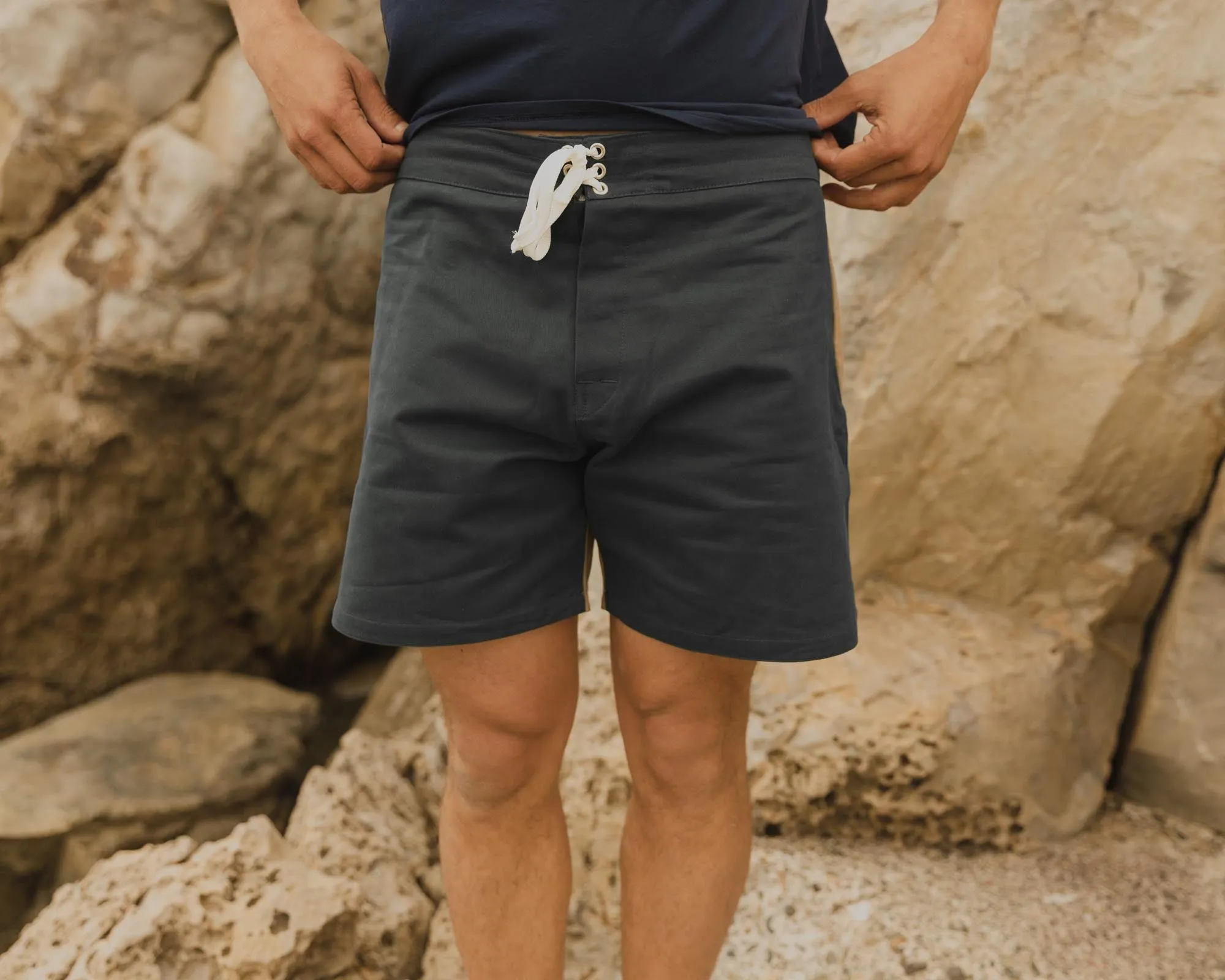 Gato Heroi Surf Shorts in Slate/Olive