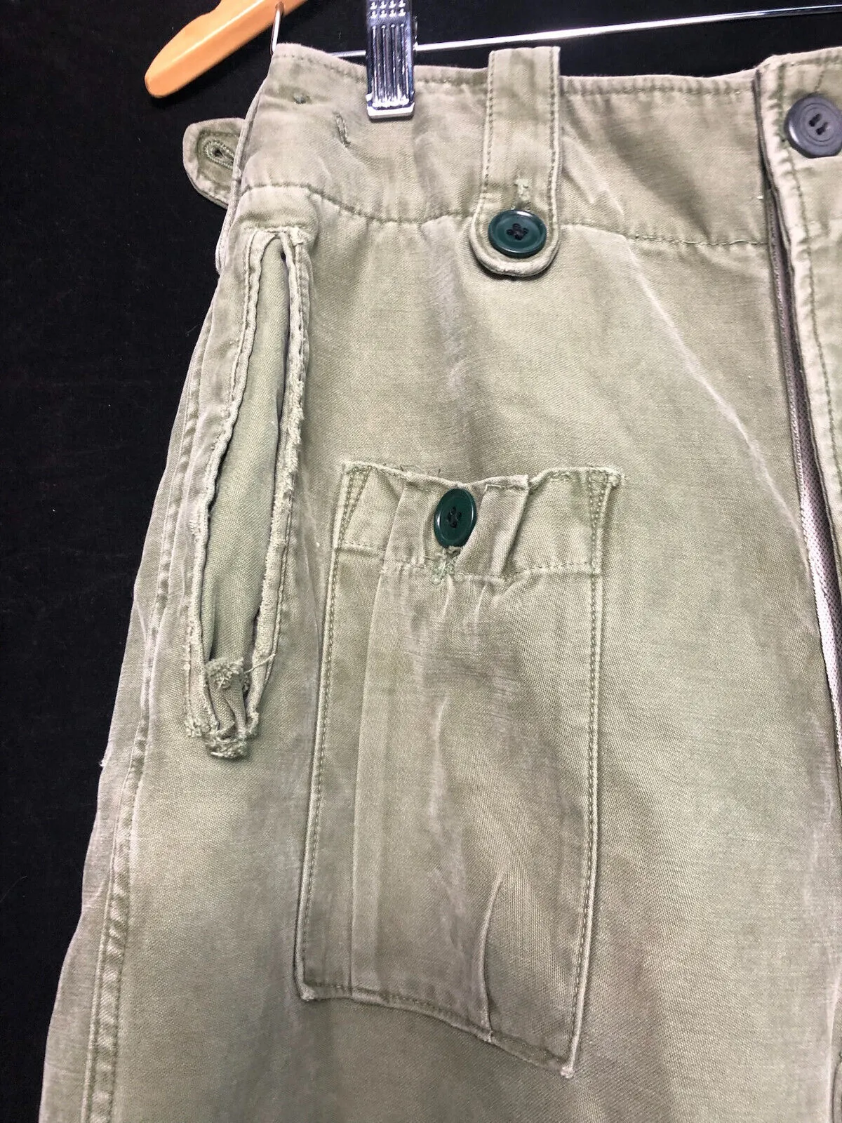 Genuine British Army 60 Pattern Field Trousers Converted to Shorts - 30" Waist