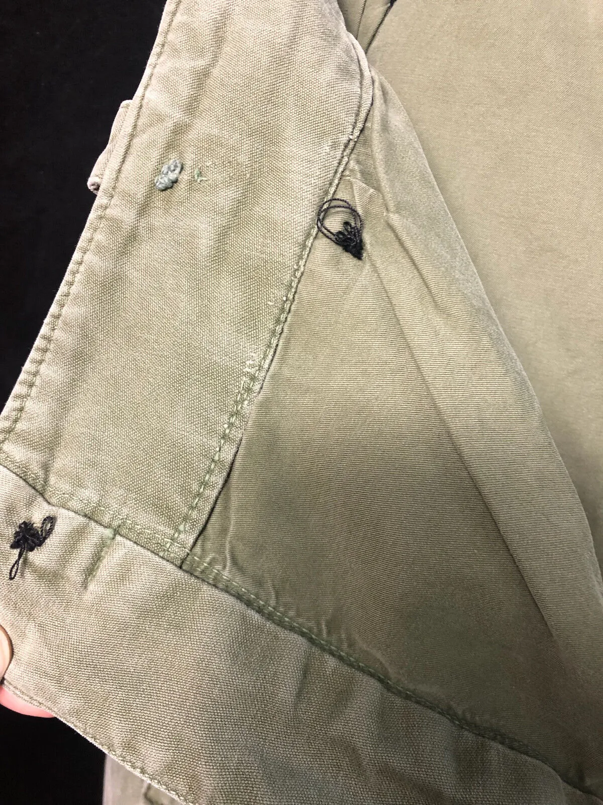 Genuine British Army 60 Pattern Field Trousers Converted to Shorts - 30" Waist
