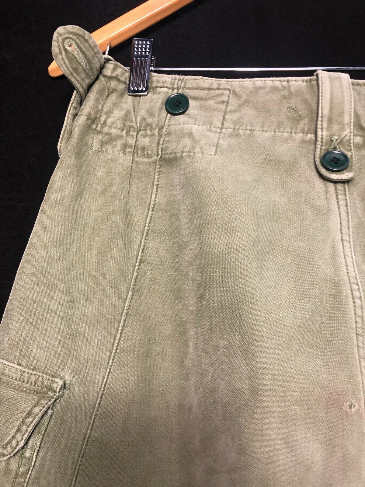 Genuine British Army 60 Pattern Field Trousers Converted to Shorts - 30" Waist