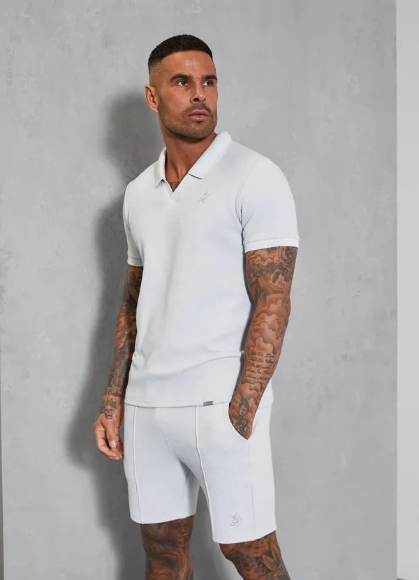 Gym King Signature Texture Shorts Light Grey