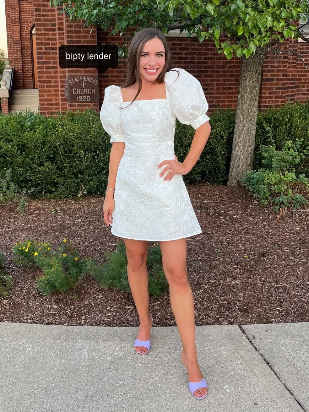 Happily Ever After White Mini Dress