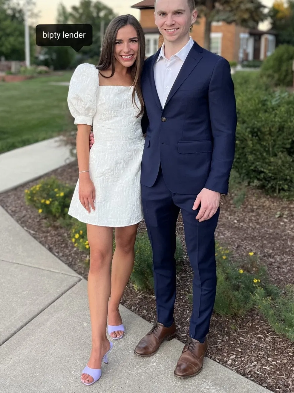 Happily Ever After White Mini Dress