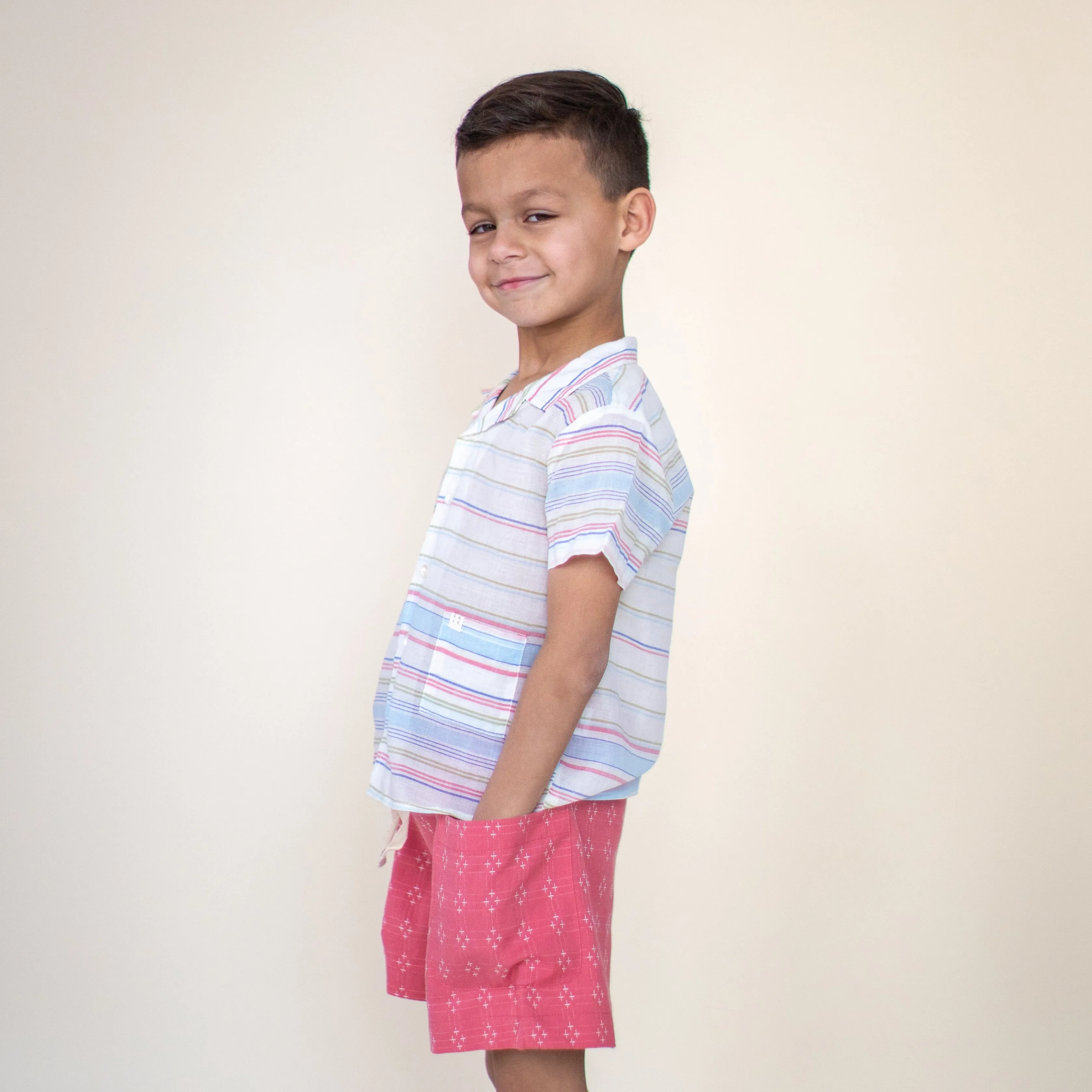 HENRI SHIRT, BORDER STRIPE