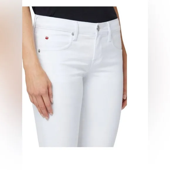 HUDSON Viceroy Knee Denim White Shorts size 28
