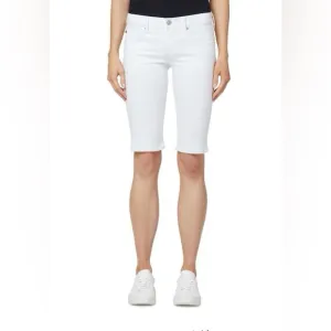 HUDSON Viceroy Knee Denim White Shorts size 28