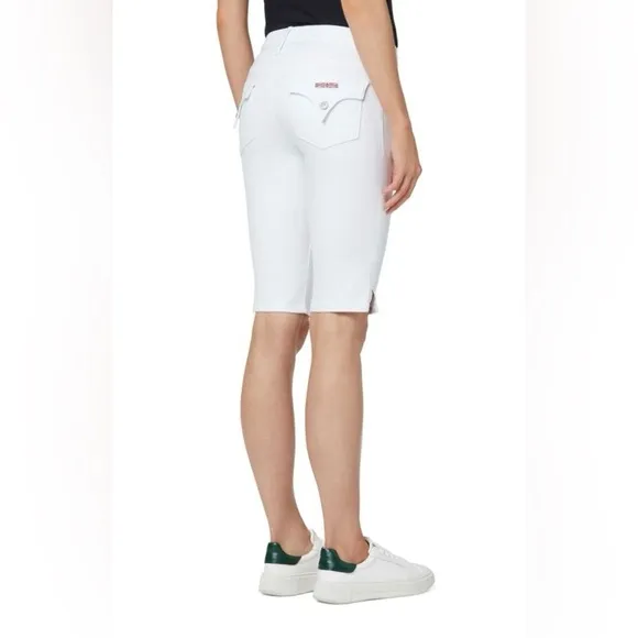 HUDSON Viceroy Knee Denim White Shorts size 28