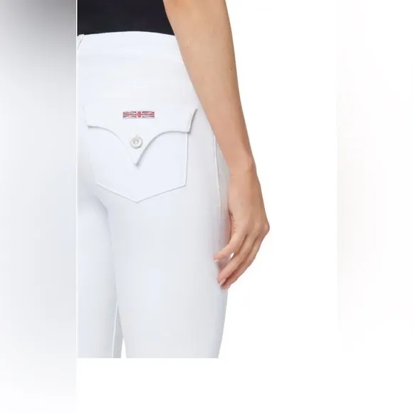 HUDSON Viceroy Knee Denim White Shorts size 28