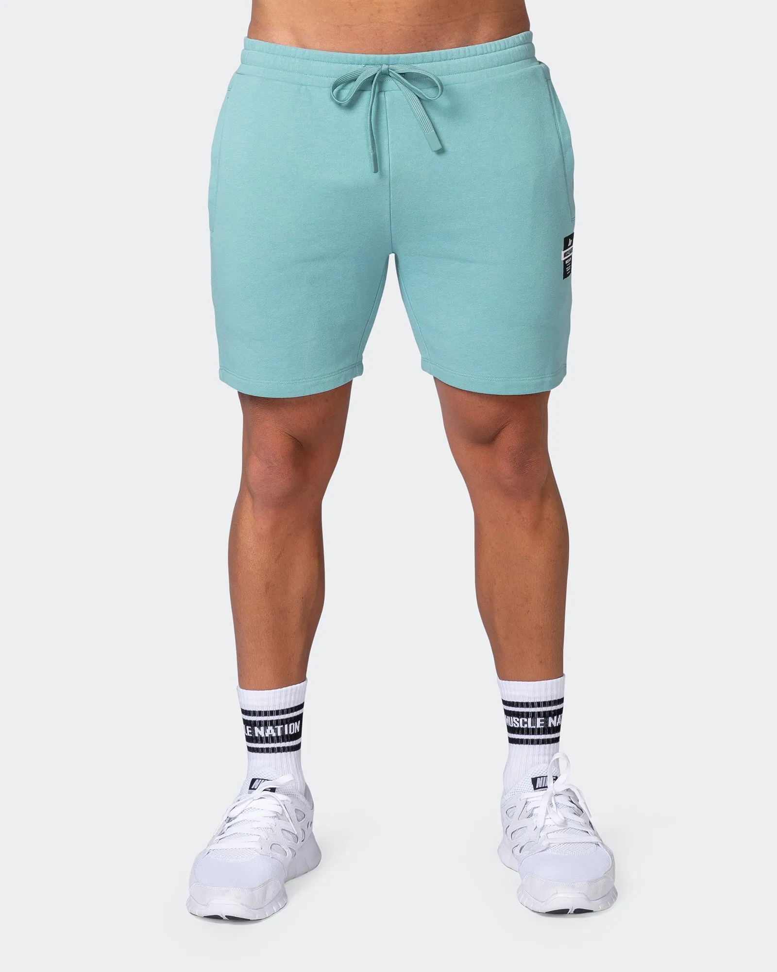 Infinite Vintage Shorts - Washed Dusty Jade