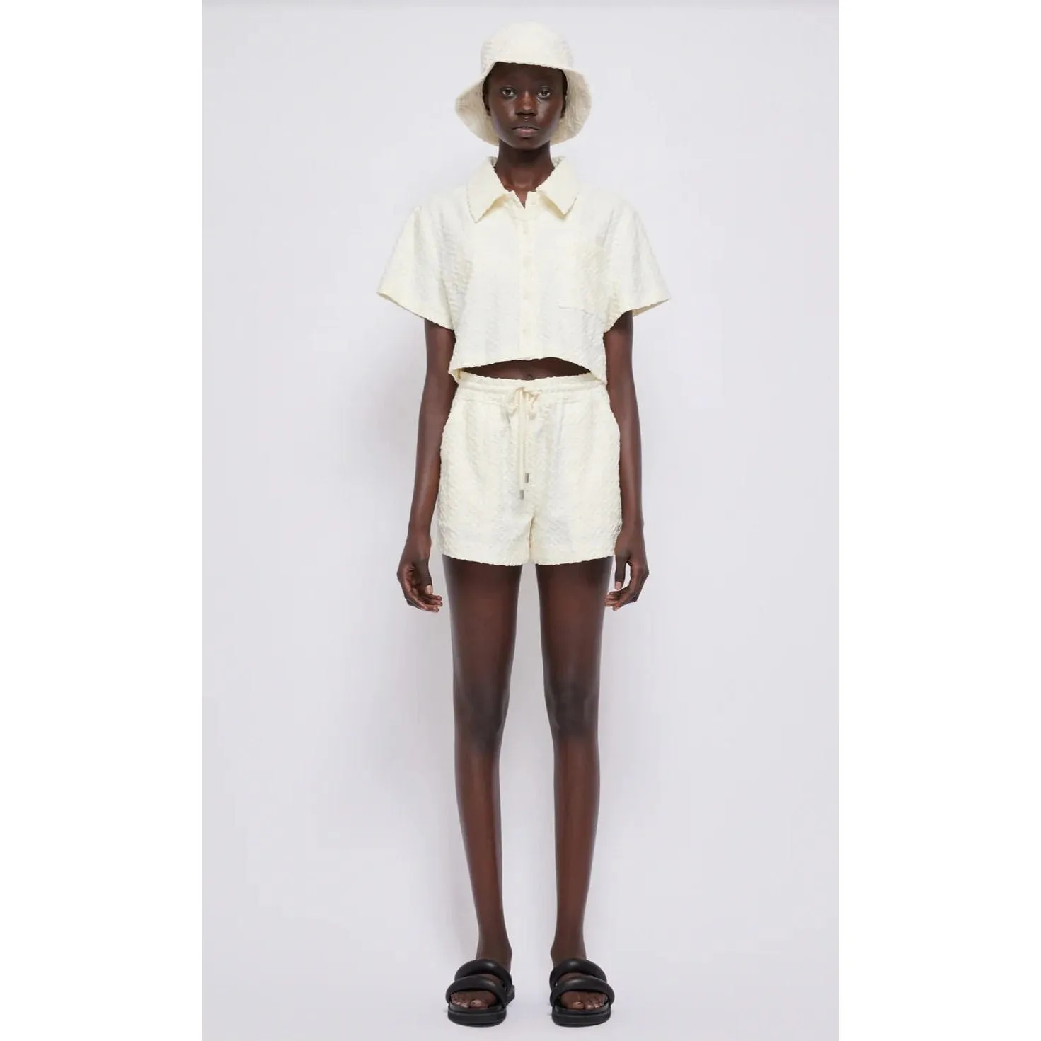 IRELAND S/S CROPPED CAMP SHIRT