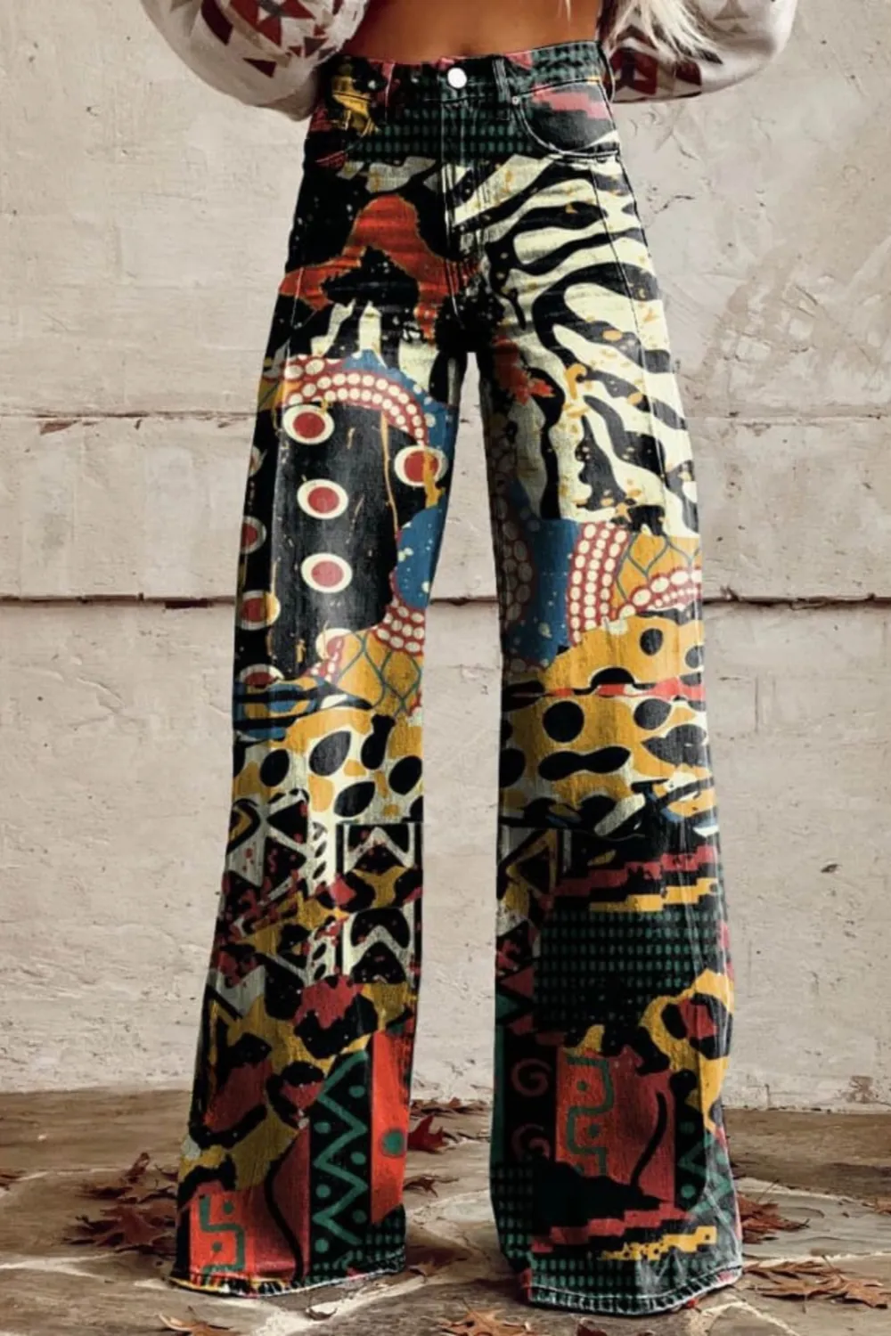 Iris | Boho Wide-Leg Pants