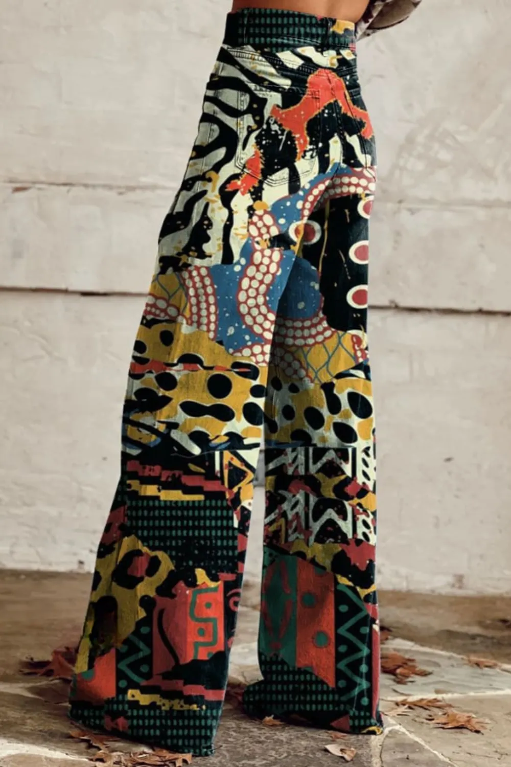 Iris | Boho Wide-Leg Pants