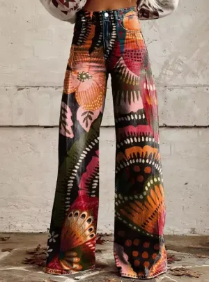 Isabella | Boho Wide-Leg Pants