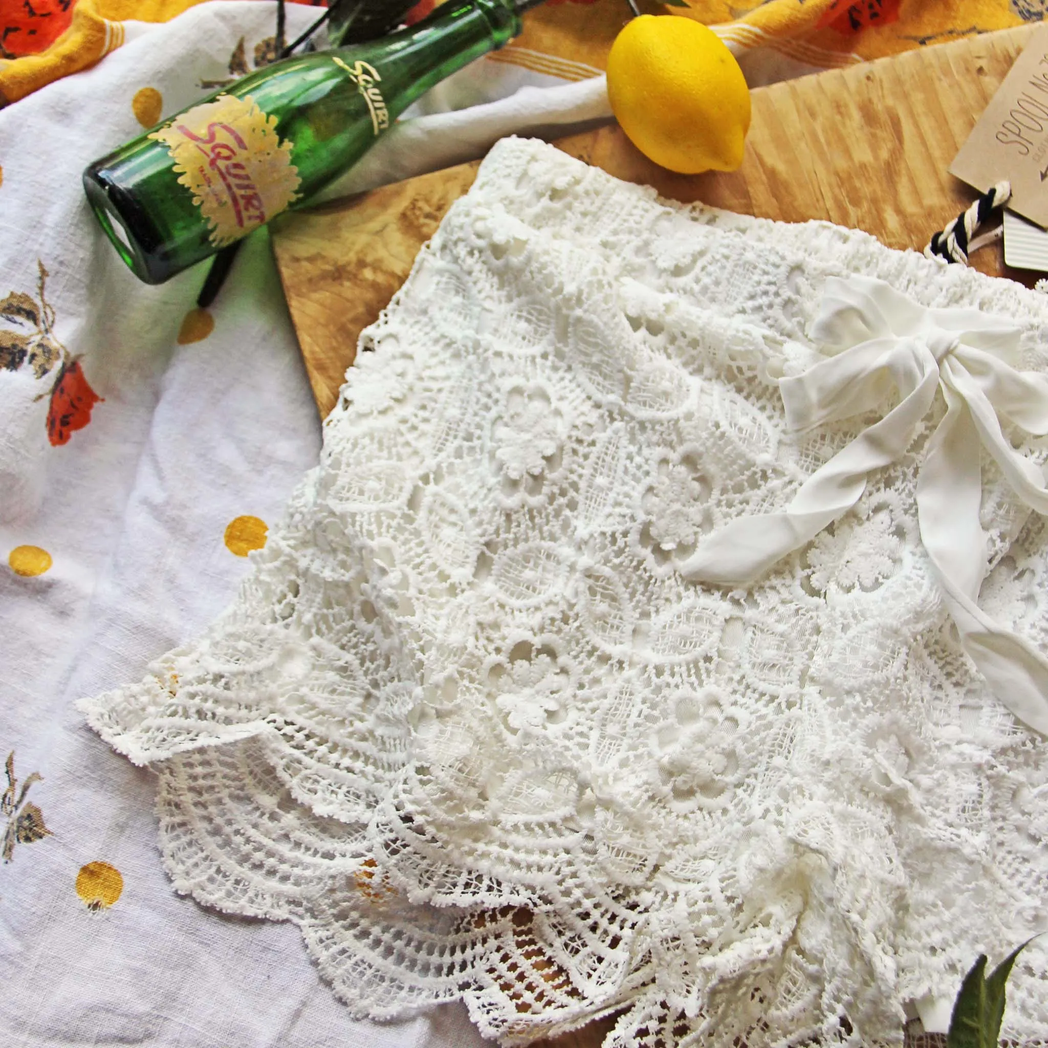 Italian Lace Beach Shorts