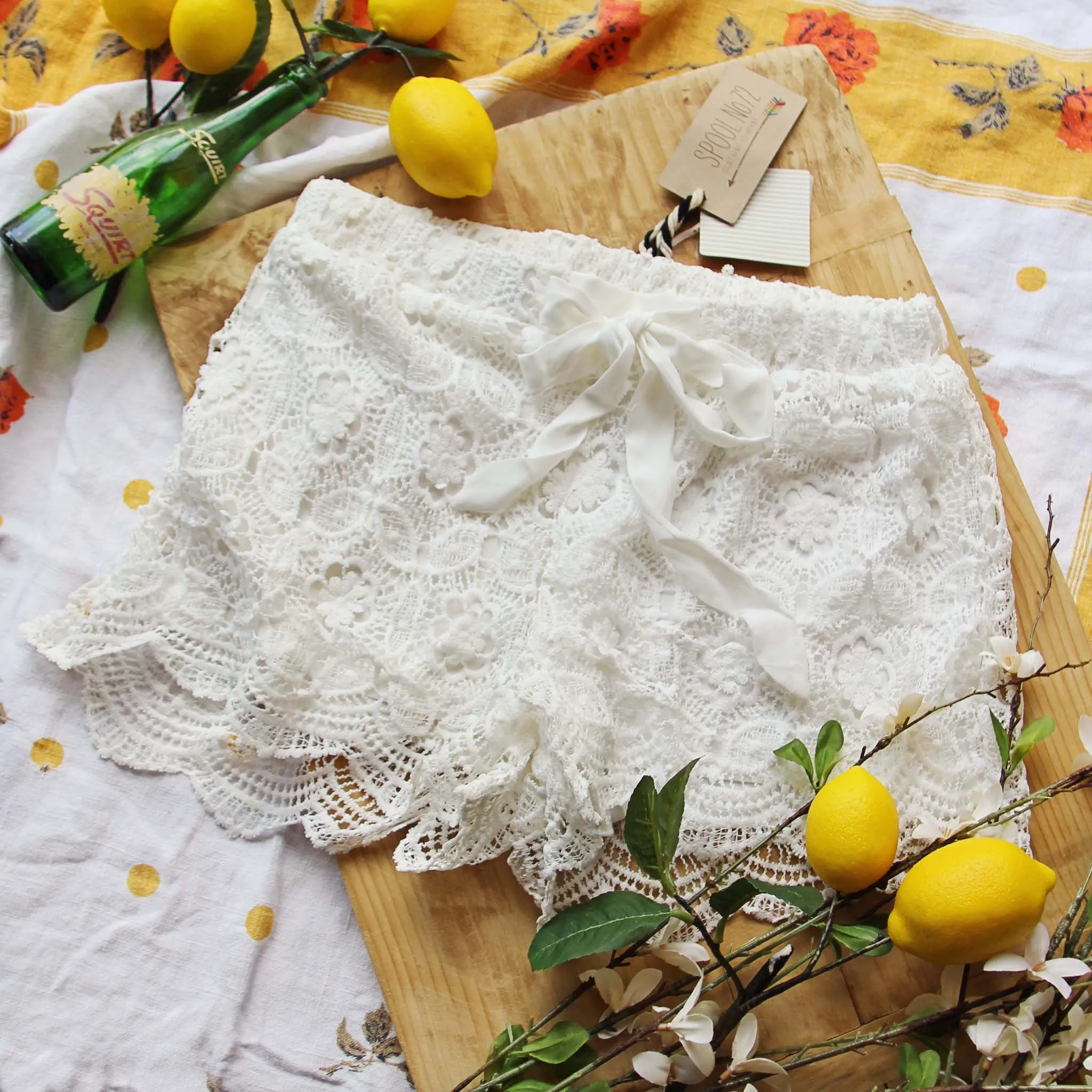 Italian Lace Beach Shorts