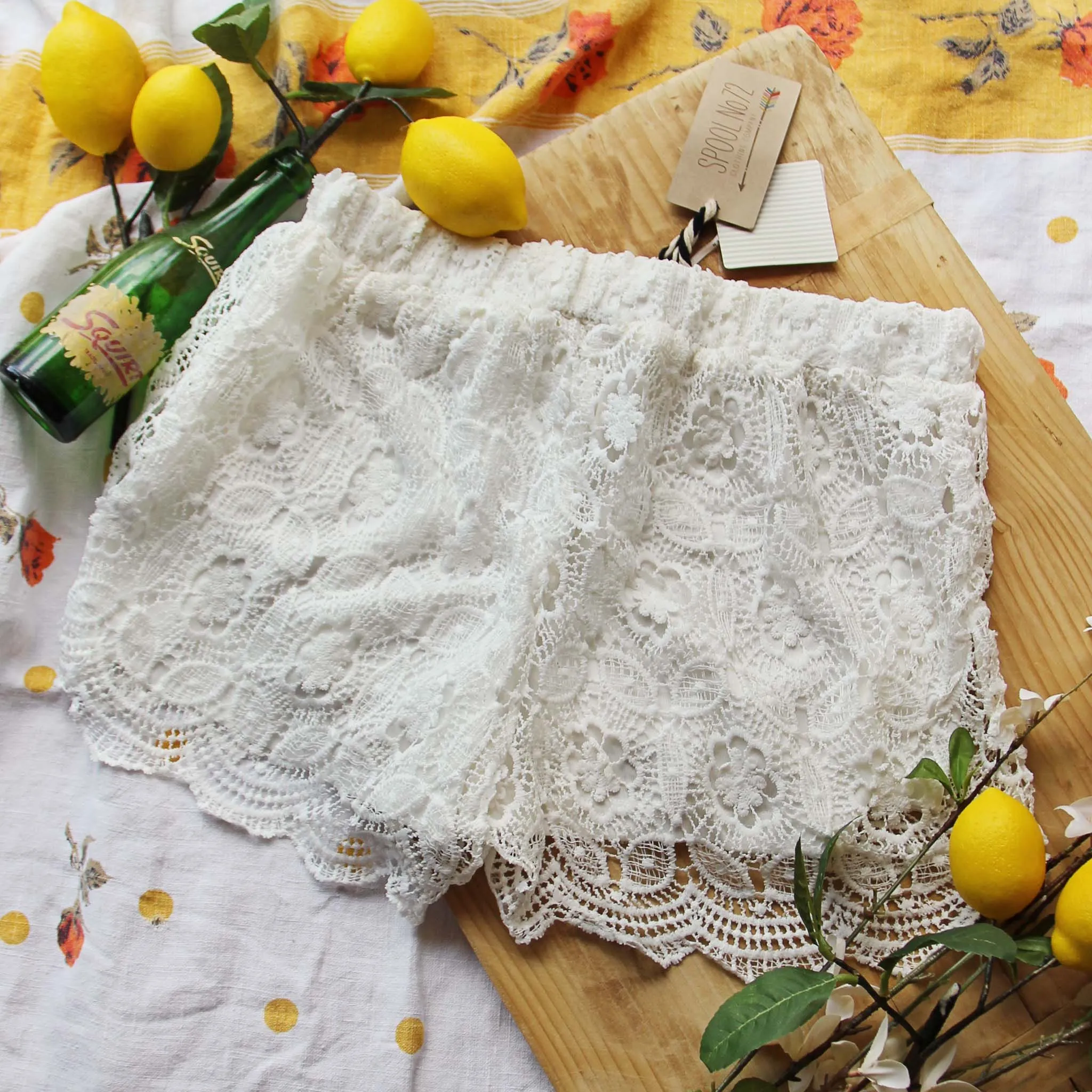 Italian Lace Beach Shorts