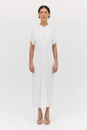 IVORY TEXTURED YAYOI DRESS