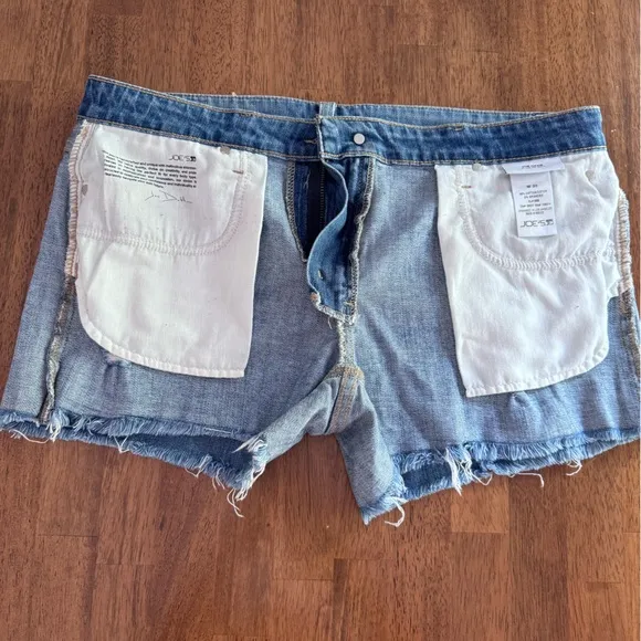 Joe’s Jeans The Ozzie 4” Cut-Off Denim Shorts SZ 30 Bexley Distressed Wash