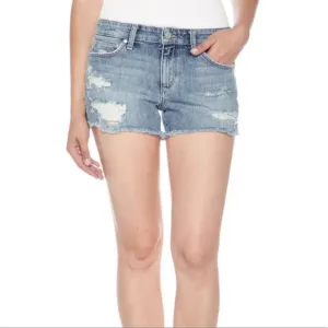 Joe’s Jeans The Ozzie 4” Cut-Off Denim Shorts SZ 30 Bexley Distressed Wash