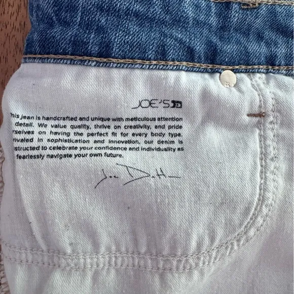 Joe’s Jeans The Ozzie 4” Cut-Off Denim Shorts SZ 30 Bexley Distressed Wash