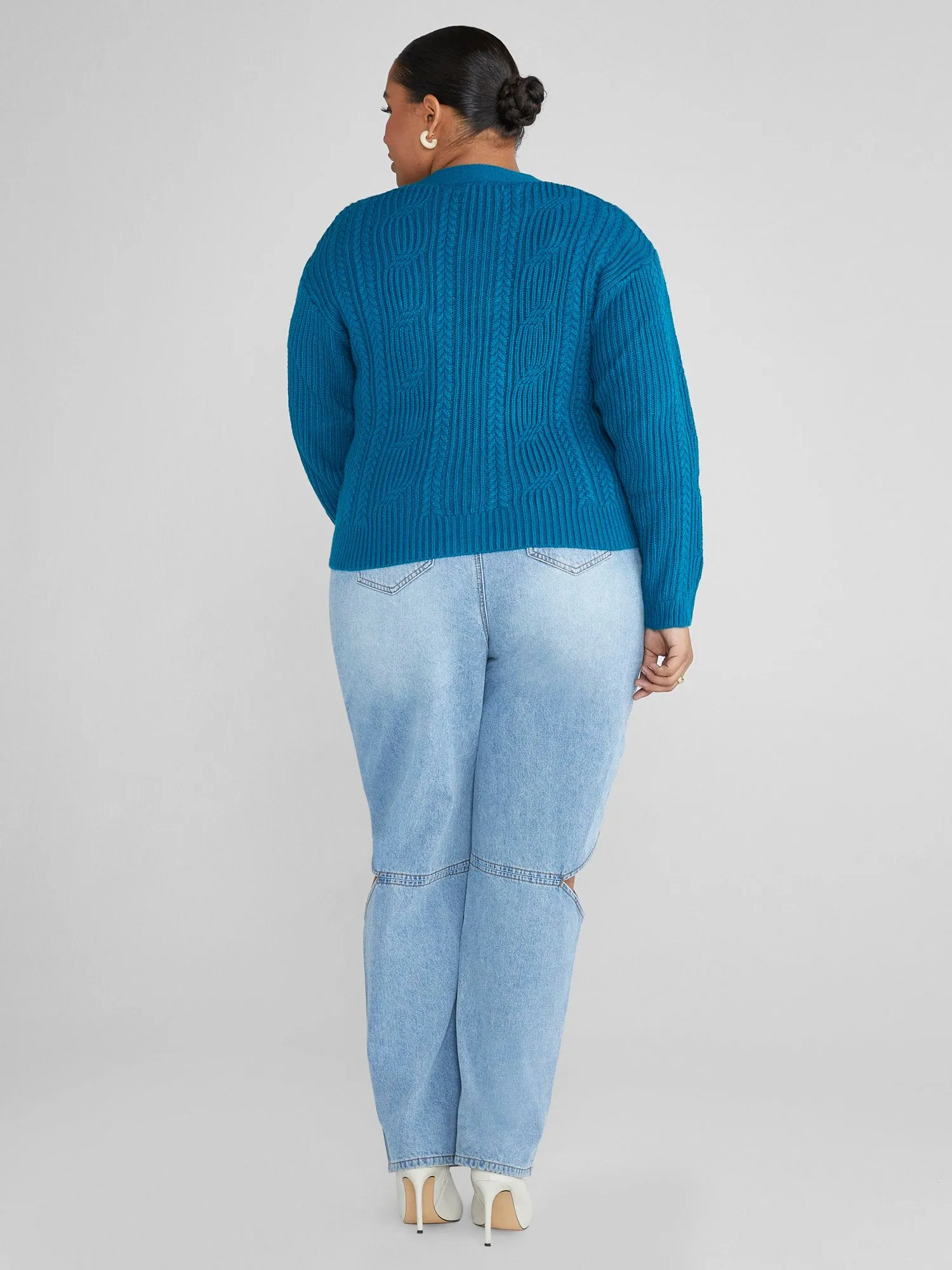 Katya V-Neck Cropped Cardigan