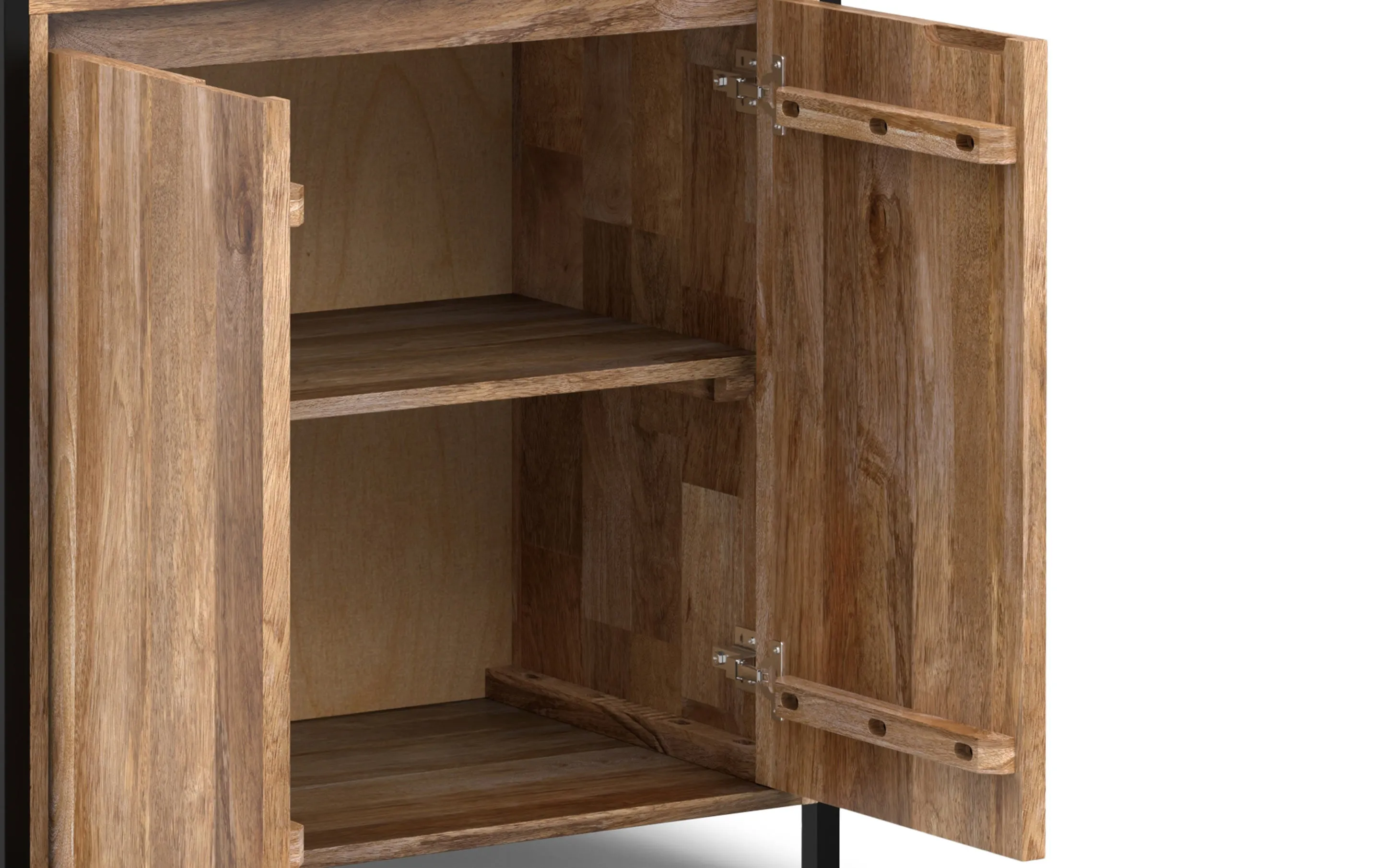 Kelsey 30 inch 5 Shelf Bookcase with Doors (Set of 2)