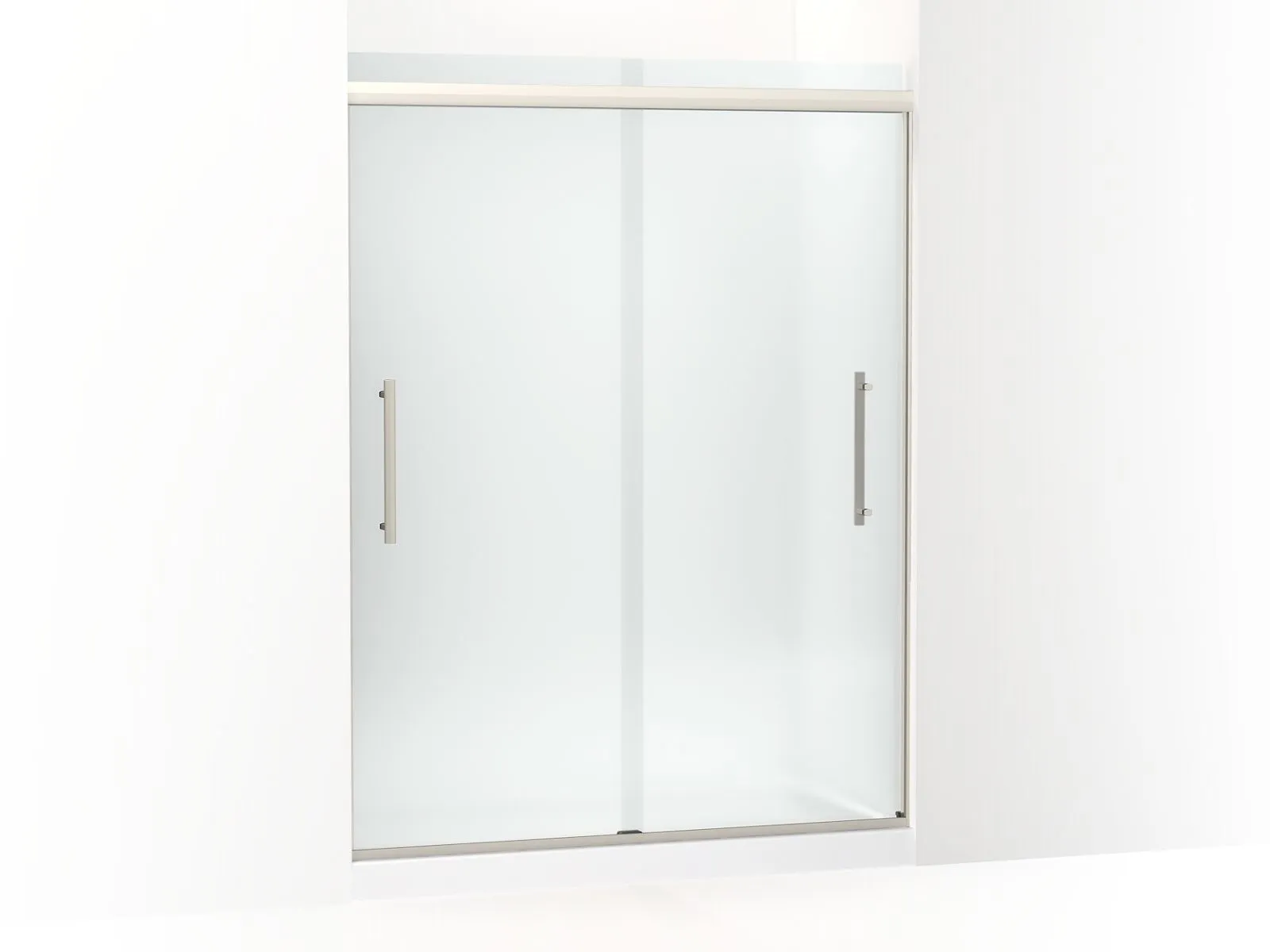 KOHLER K-707600-8D3 Pleat Frameless sliding shower door, 79-1/16" H x 54-5/8 - 59-5/8" W, with 5/16" thick Frosted glass