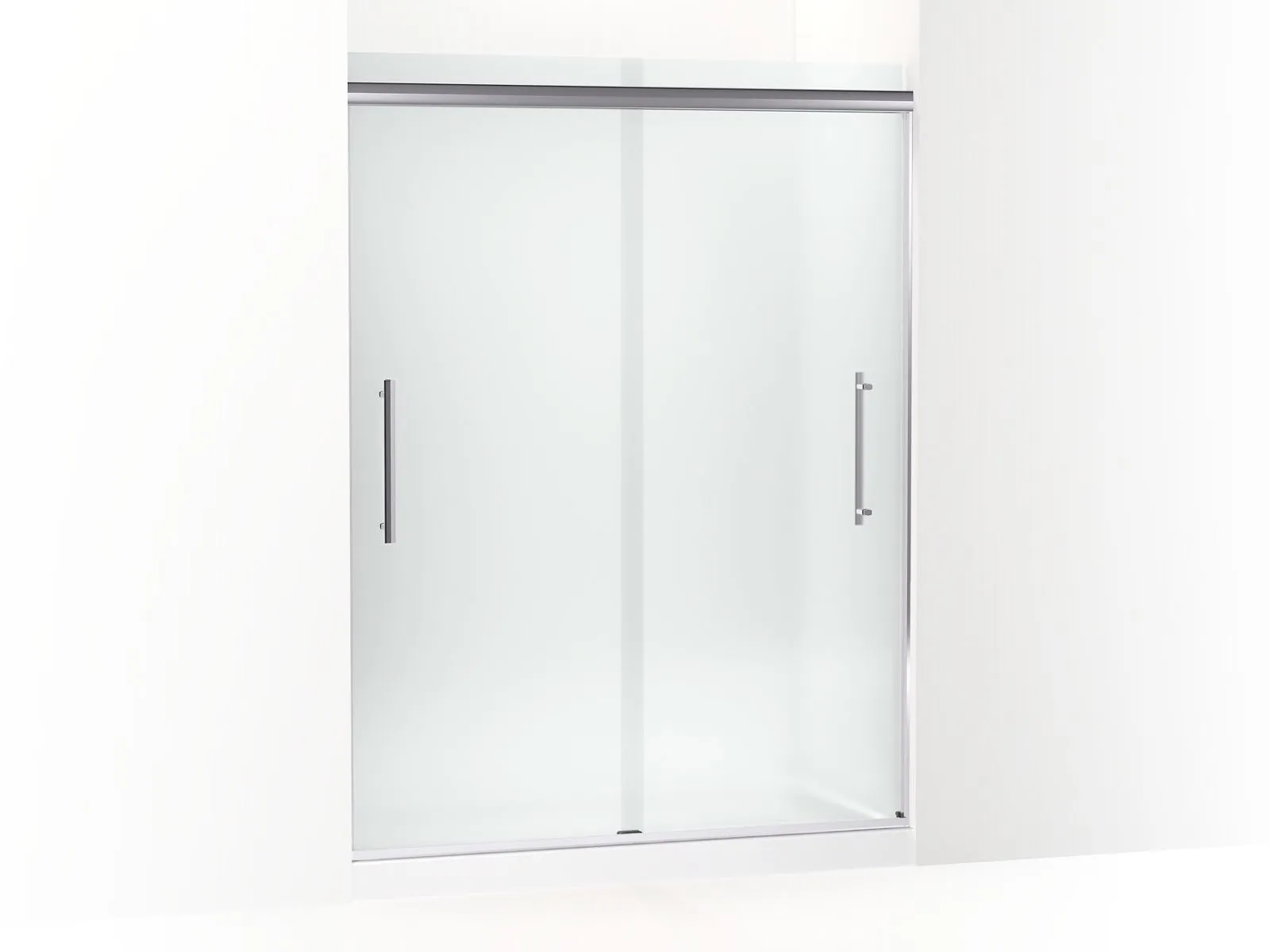 KOHLER K-707600-8D3 Pleat Frameless sliding shower door, 79-1/16" H x 54-5/8 - 59-5/8" W, with 5/16" thick Frosted glass