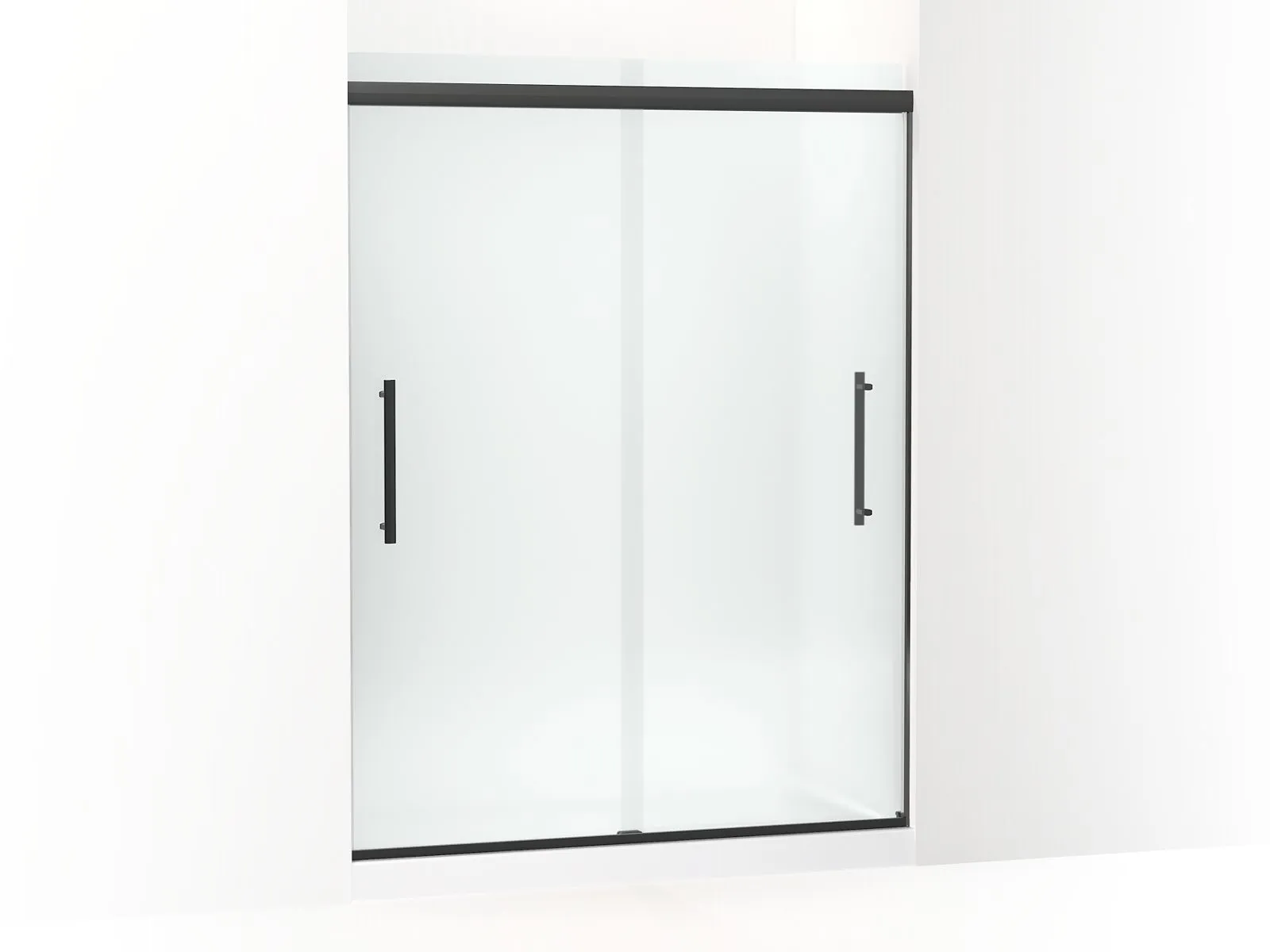 KOHLER K-707600-8D3 Pleat Frameless sliding shower door, 79-1/16" H x 54-5/8 - 59-5/8" W, with 5/16" thick Frosted glass