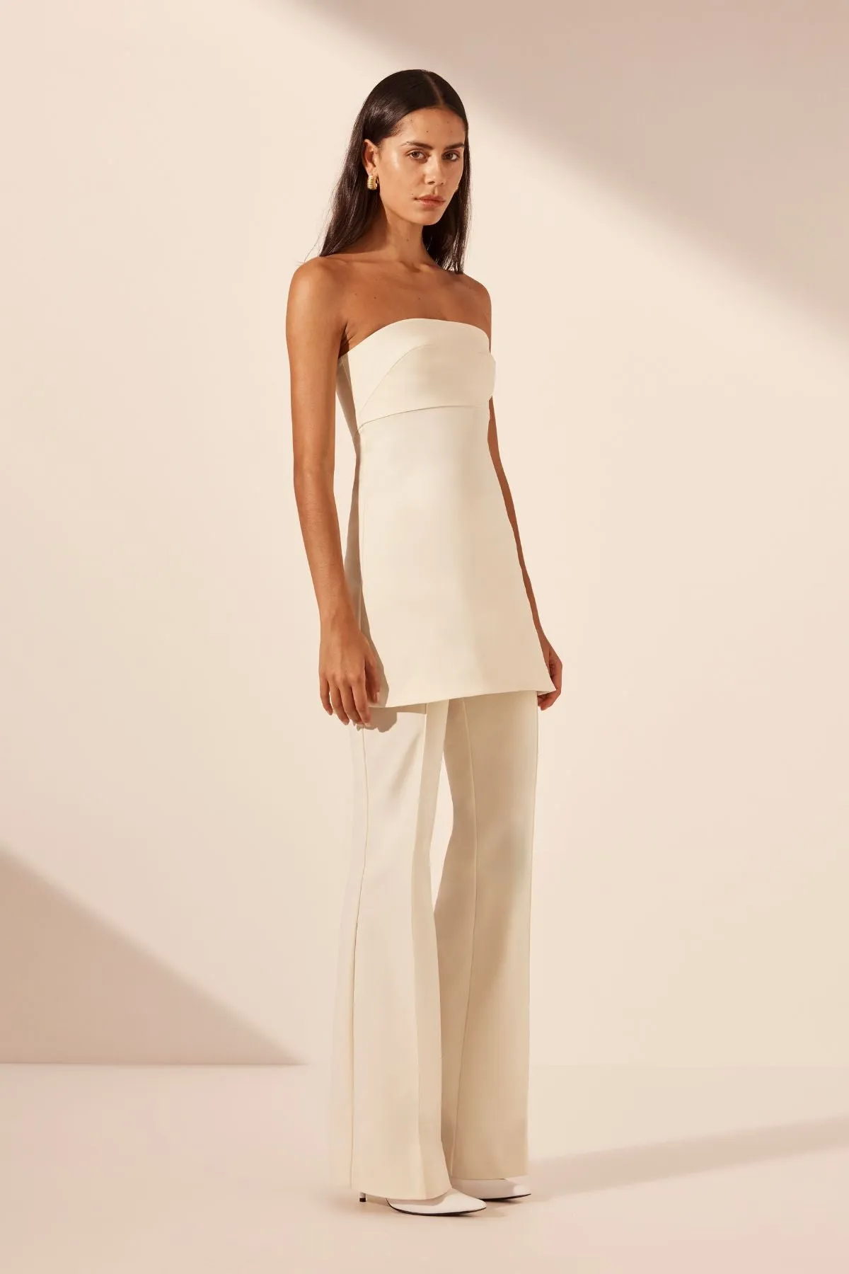 Lani Strapless Mini Dress Rice