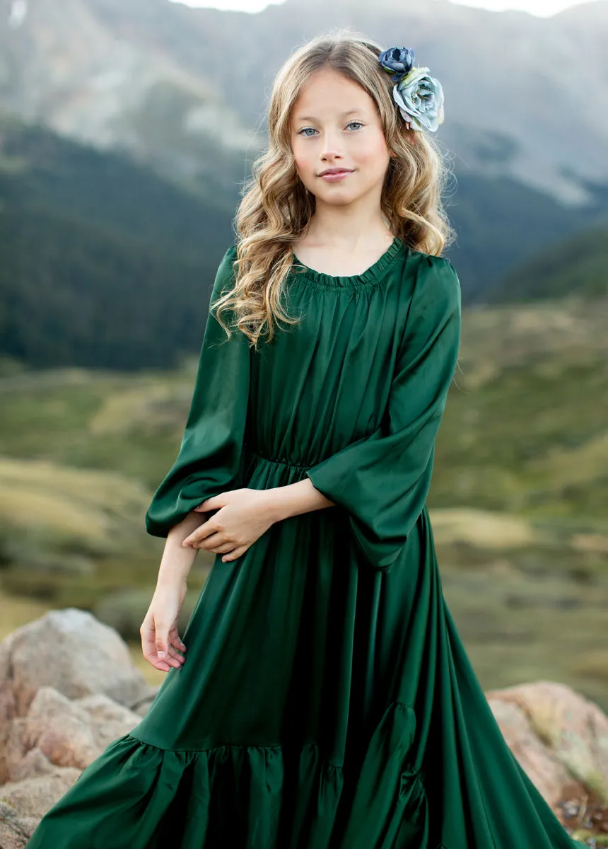 Leana Impact Dress in Evergreen
