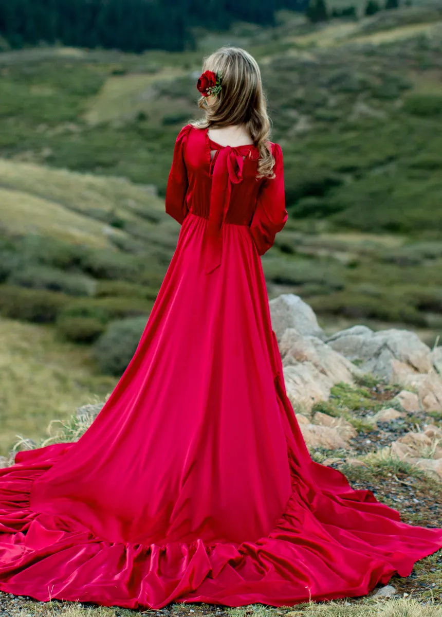 Leana Impact Dress in Scarlet
