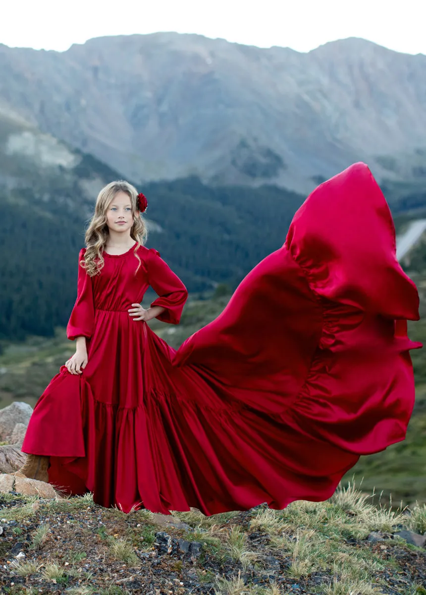 Leana Impact Dress in Scarlet