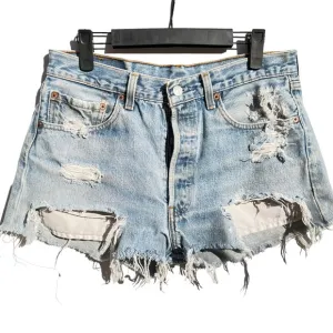 Levi’s 501 xx custom Petros denim shorts cutoff jean 28 29 large rare vintage