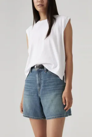 LEVI'S HIGH RISE BAGGY SHORTS - STOP FLAXING