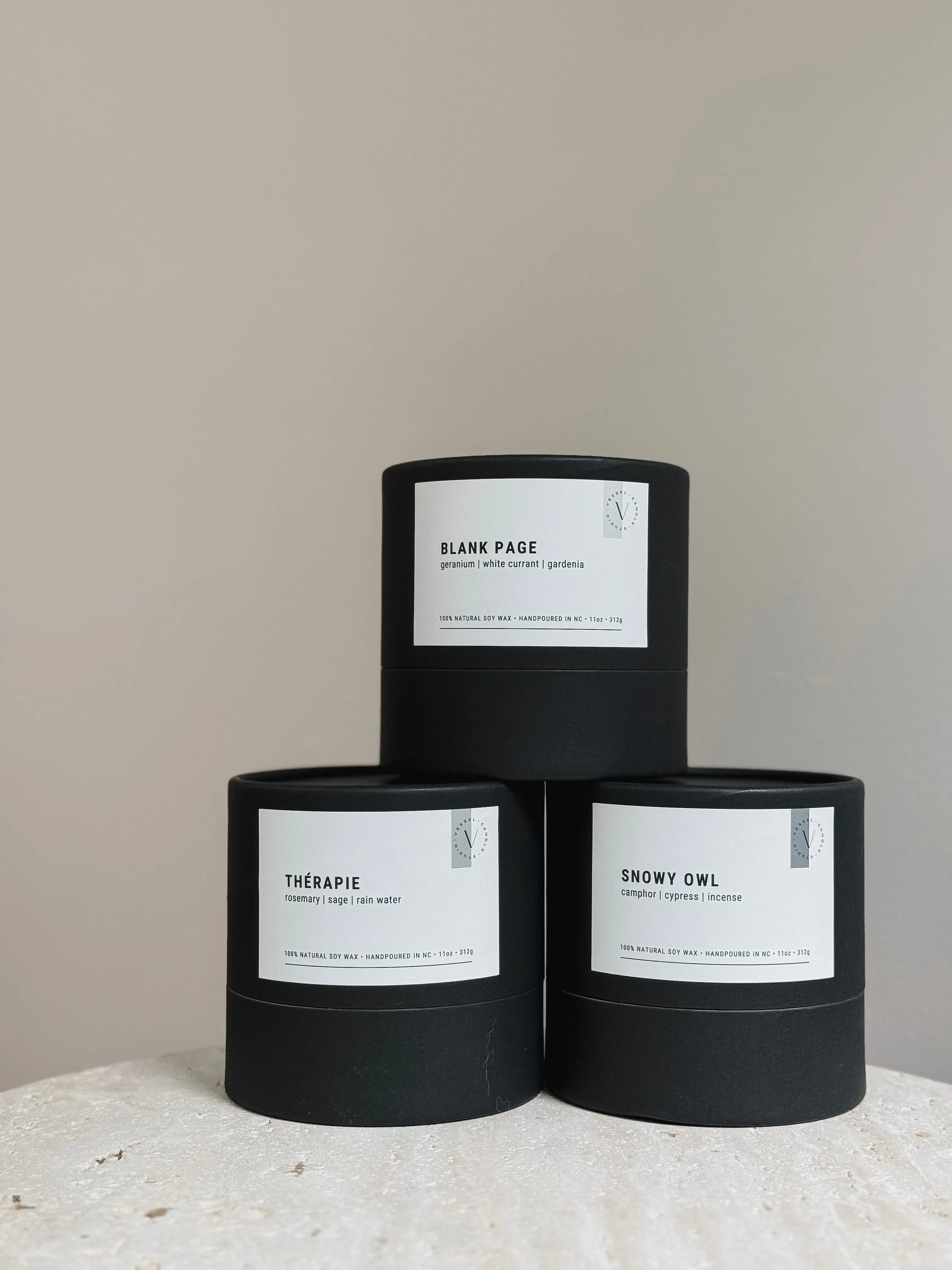 Library 11 oz Candle Jar | Blank Page