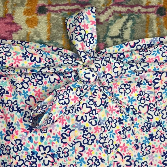 Lilly Pulitzer Casia Stretch Short Multi Fun Sun Repeat Ditsy Floral New Size 2