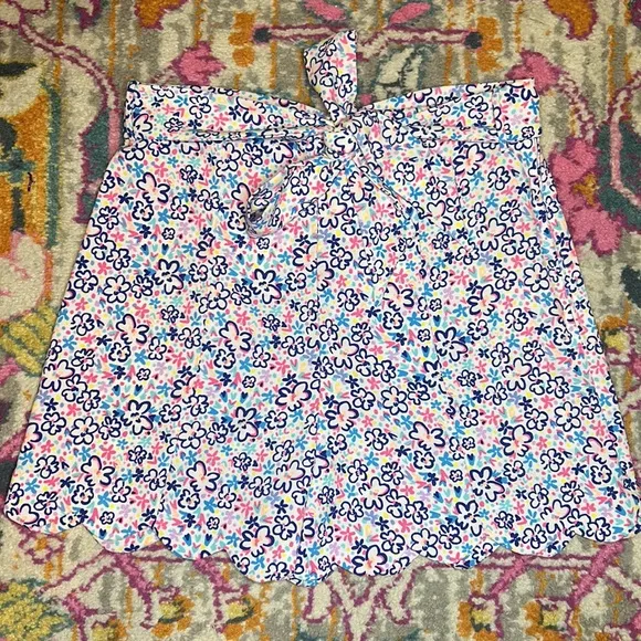 Lilly Pulitzer Casia Stretch Short Multi Fun Sun Repeat Ditsy Floral New Size 2