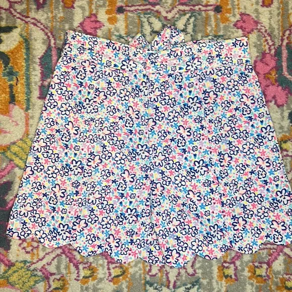 Lilly Pulitzer Casia Stretch Short Multi Fun Sun Repeat Ditsy Floral New Size 2