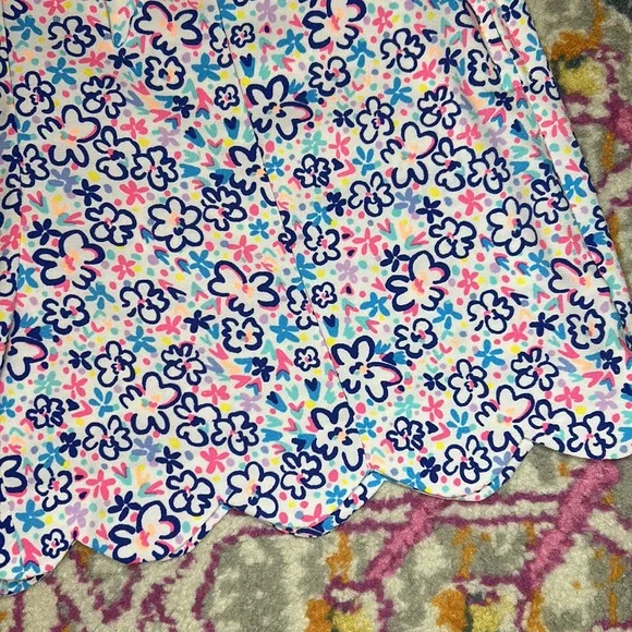 Lilly Pulitzer Casia Stretch Short Multi Fun Sun Repeat Ditsy Floral New Size 2