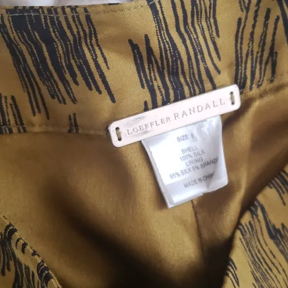 Loeffler Randall silk shorts size 0