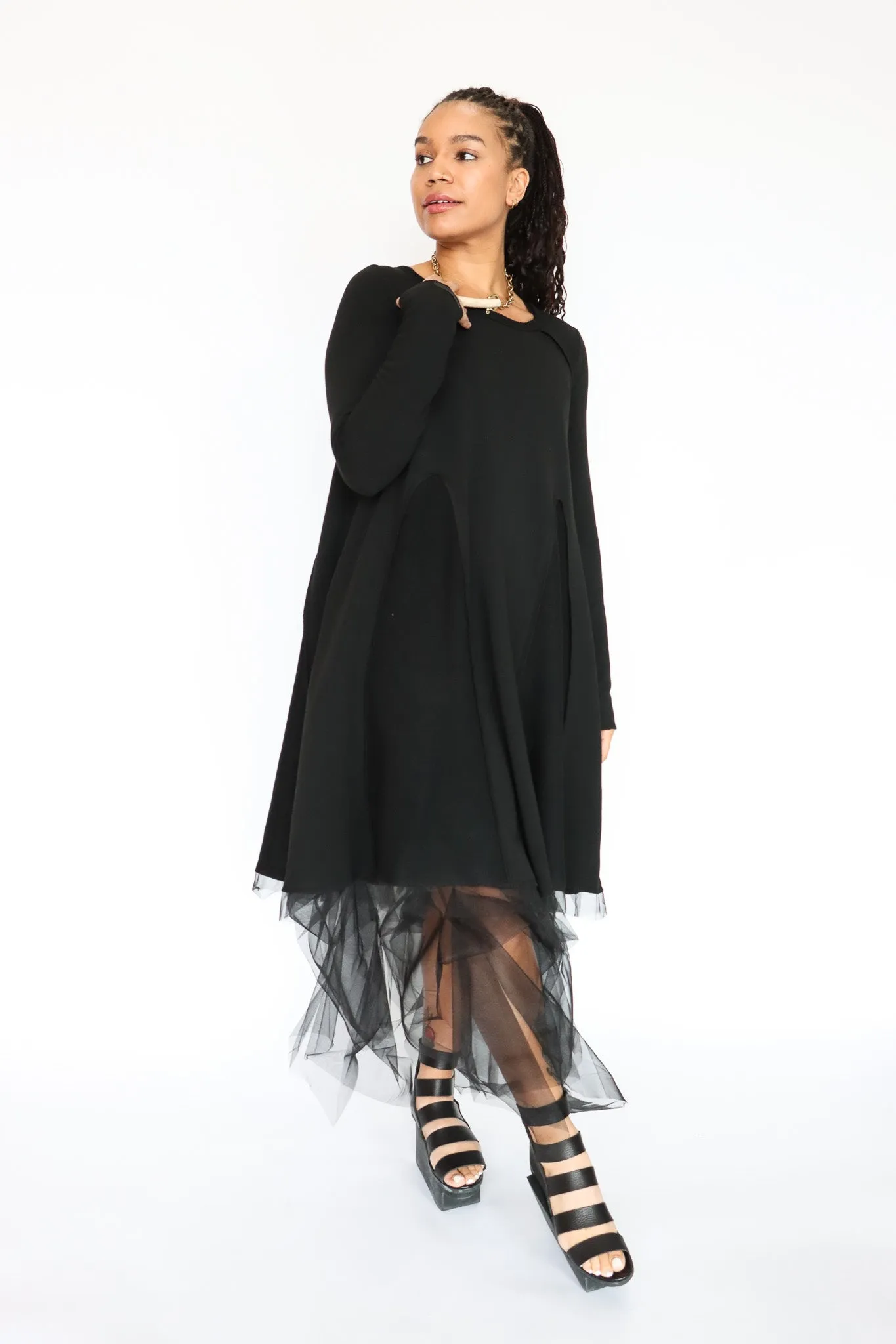 LUUKAA Mesh Dress