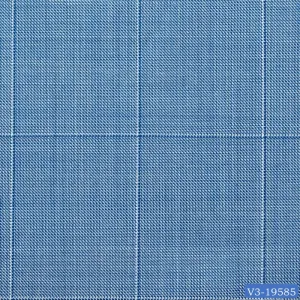 Maya Blue with Textured Windowpane Pant