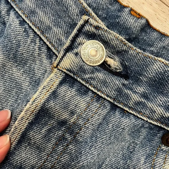Melinda Zoller Custom Patchwork Vintage Levi's Shorts