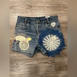 Melinda Zoller Custom Patchwork Vintage Levi's Shorts