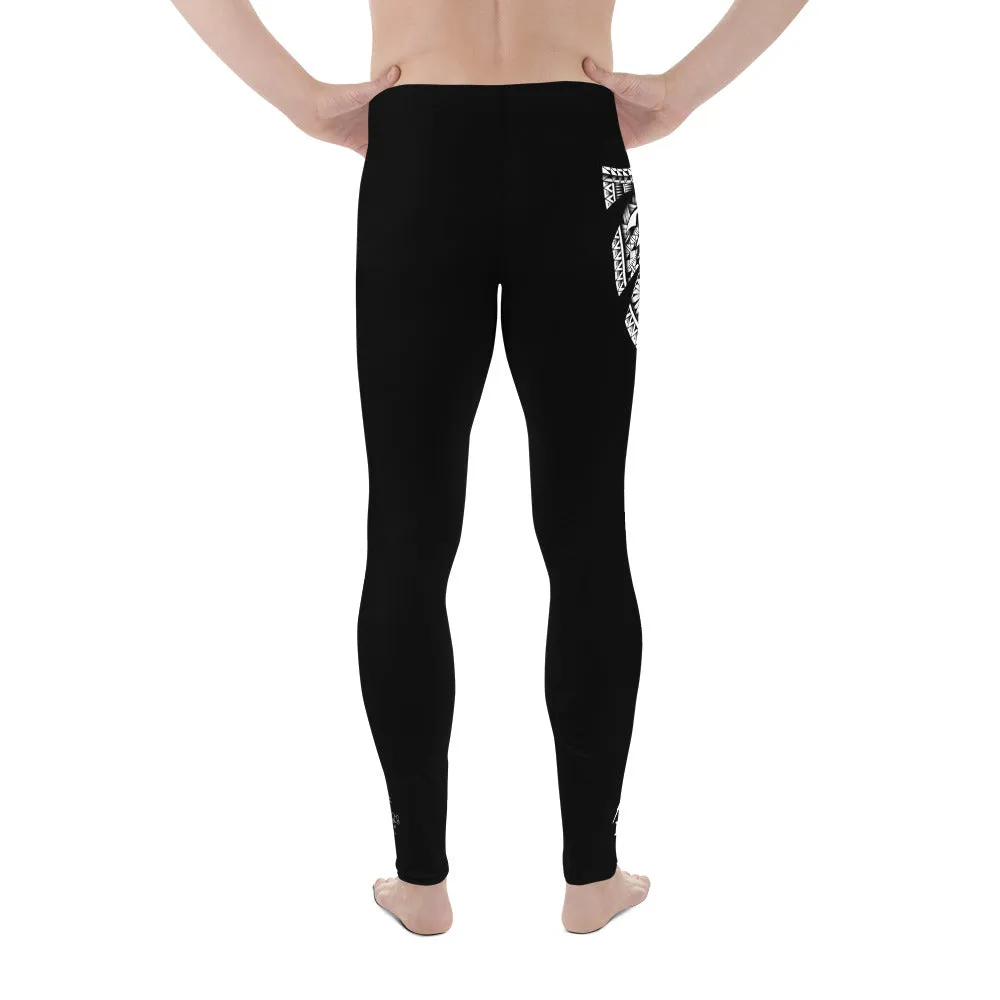Men's Tribal Hammerhead Leggings Design by Leo Pugram