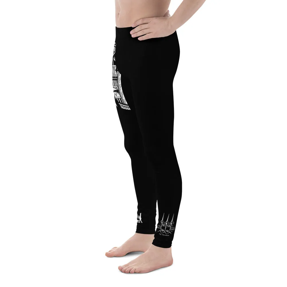 Men's Tribal Hammerhead Leggings Design by Leo Pugram