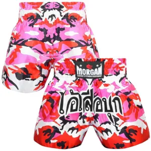 Morgan Muay Thai Shorts - Pink Diabla Camo