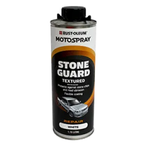 Motospray Stone Guard Textured Underbody Coating (White) - 1 Litre