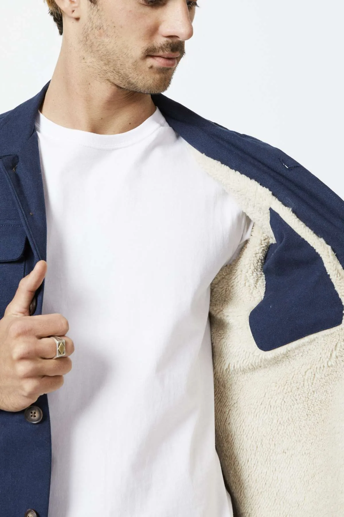 Mr Simple Stockyard Sherpa Jacket